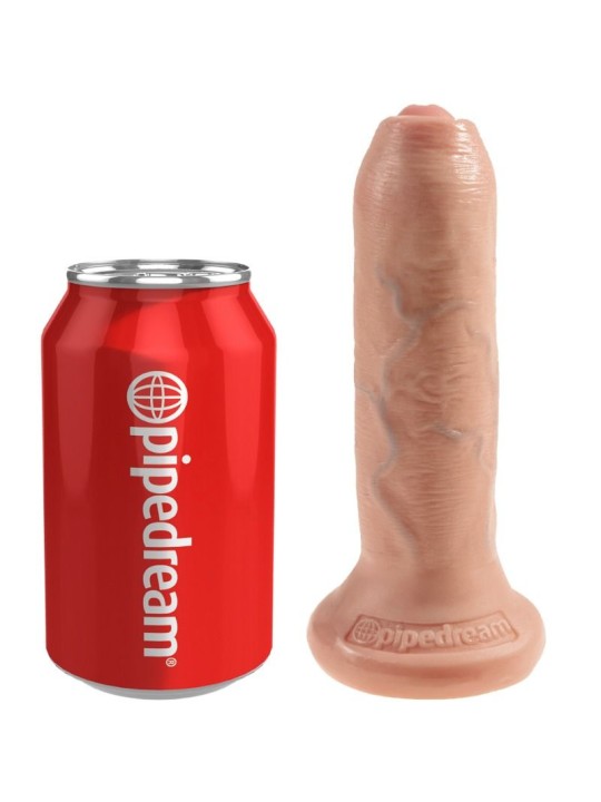 KING COCK DILDO REALISTICO UNCUT NATURAL 15 CM