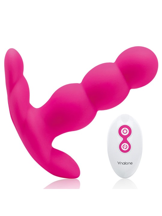 NALONE PEARL VIBRADOR ANAL CONTROL REMOTO NEGRO