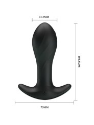 PRETTY LOVE VIBRADOR ANAL NEGRO