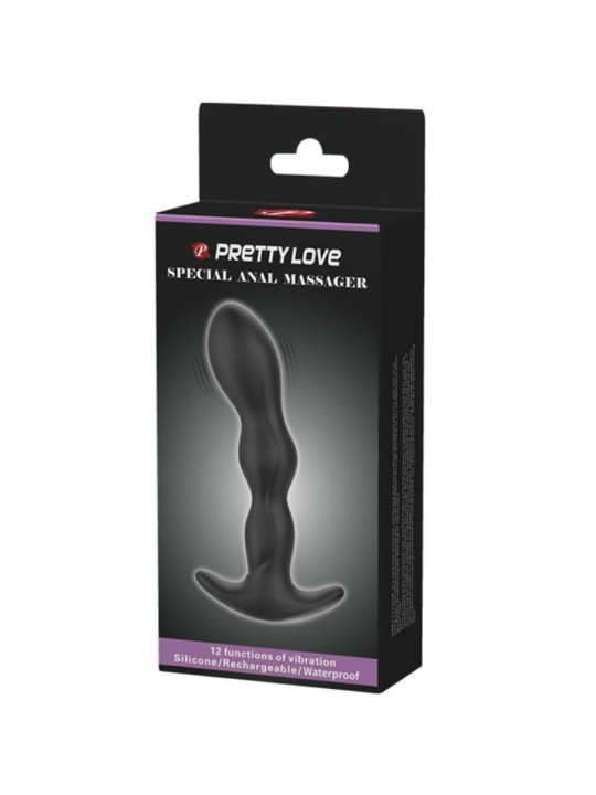PRETTY LOVE MASAJEADOR ANAL 12 MODOS VIBRACION