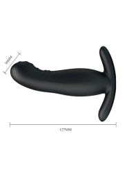 MR PLAY MASAJEADOR DE PROSTATA NEGRO RECARGABLE