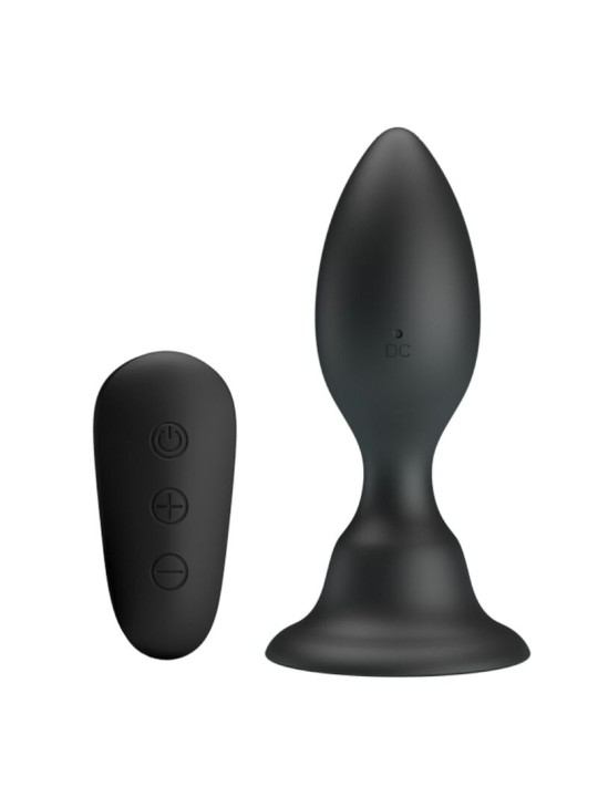 MR PLAY PLUG ANAL CON VIBRACION NEGRO CONTROL REMOTO