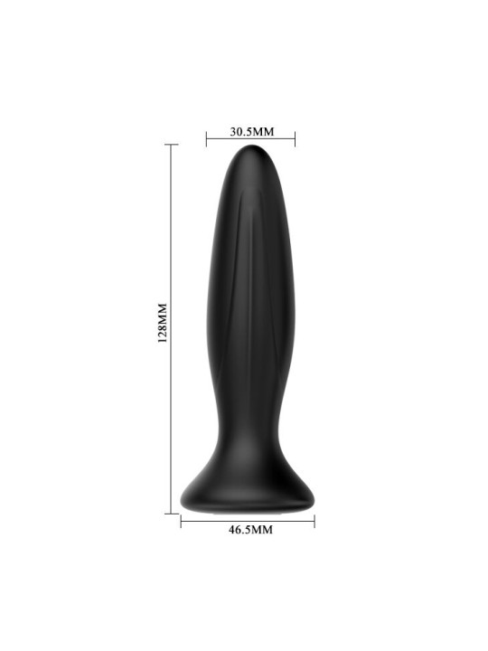 MR PLAY PLUG ANAL VIBRADOR NEGRO RECARGABLE
