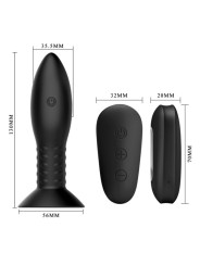 MR PLAY PLUG CON BOLAS ROTADORAS NEGRO CONTROL REMOTO