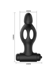 MR PLAY PLUG ANAL DE SILICONA CON VIBRACION