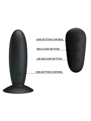 MR PLAY PLUG ANAL CON VIBRACION NEGRO CONTROL REMOTO