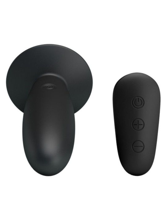 MR PLAY PLUG ANAL CON VIBRACION NEGRO CONTROL REMOTO