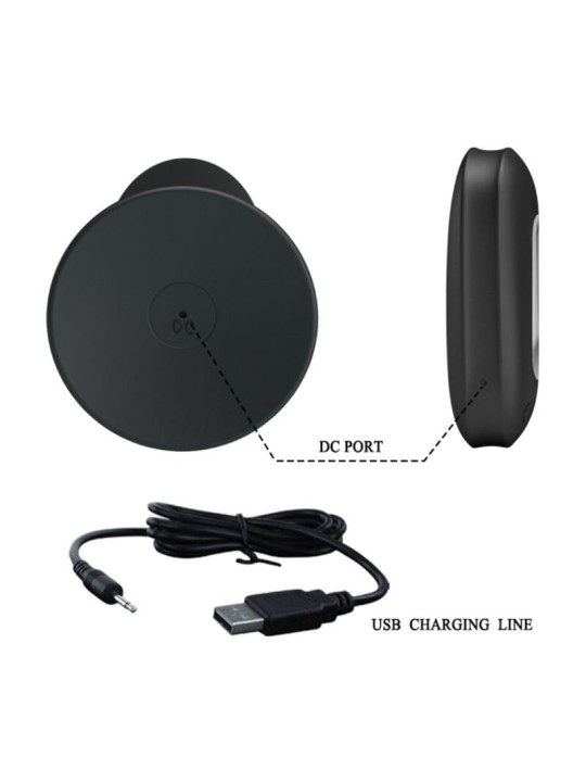 MR PLAY PLUG ANAL CON VIBRACION NEGRO CONTROL REMOTO