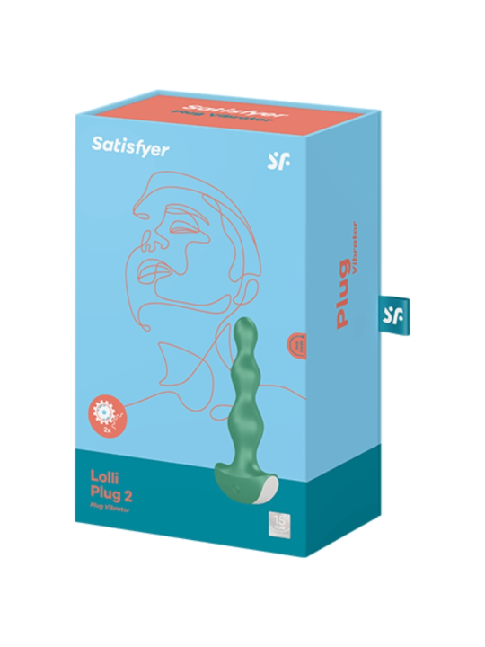 SATISFYER LOLLI PLUG 2 PLUG VIBRATOR GRIS