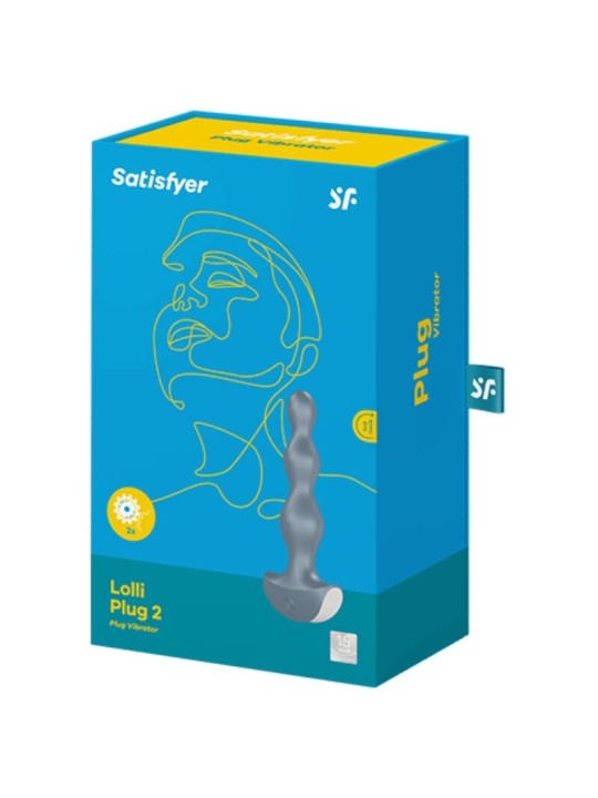 SATISFYER LOLLI PLUG 2 PLUG VIBRATOR GRIS