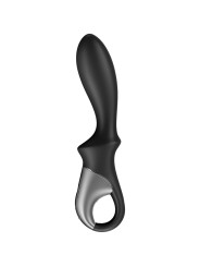 SATISFYER HEAT CLIMAX VIBRADOR ANAL APP NEGRO