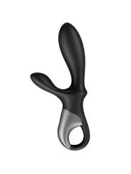 SATISFYER HEAT CLIMAX VIBRADOR ANAL APP NEGRO