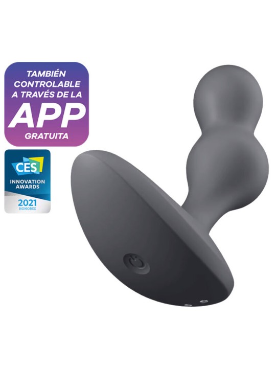 SATISFYER DEEP DIVER PLUG VIBRADOR APP GRIS