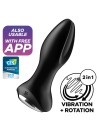 SATISFYER ROTATOR PLUG 2 PLUG VIBRADOR APP NEGRO