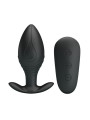 PRETTY LOVE REGINA PLUG ANAL VIBRADOR RECARGABLE NEGRO