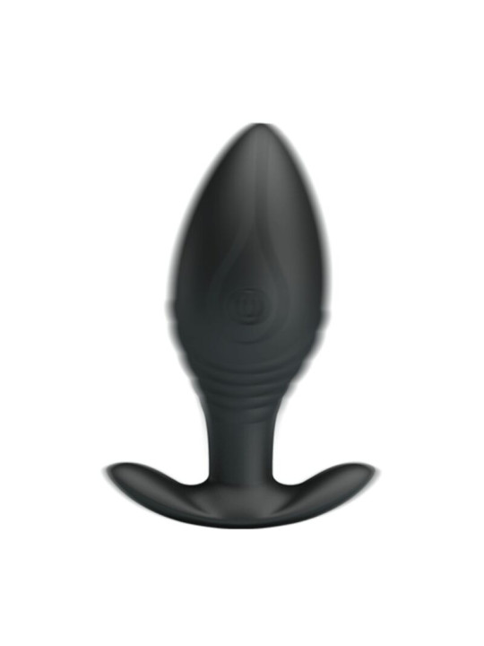 PRETTY LOVE REGINA PLUG ANAL VIBRADOR RECARGABLE NEGRO