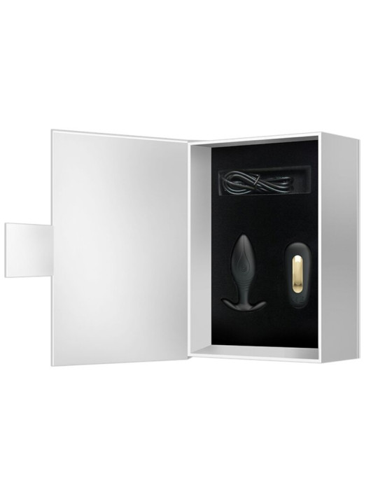 PRETTY LOVE REGINA PLUG ANAL VIBRADOR RECARGABLE NEGRO