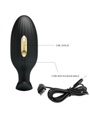 PRETTY LOVE JEFFERSON PLUG ANAL CONTROLADO POR APP NEGRO
