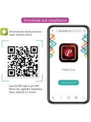 PRETTY LOVE JEFFERSON PLUG ANAL CONTROLADO POR APP NEGRO