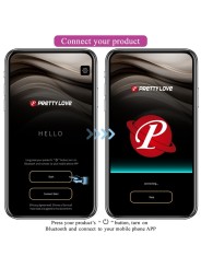 PRETTY LOVE JEFFERSON PLUG ANAL CONTROLADO POR APP NEGRO