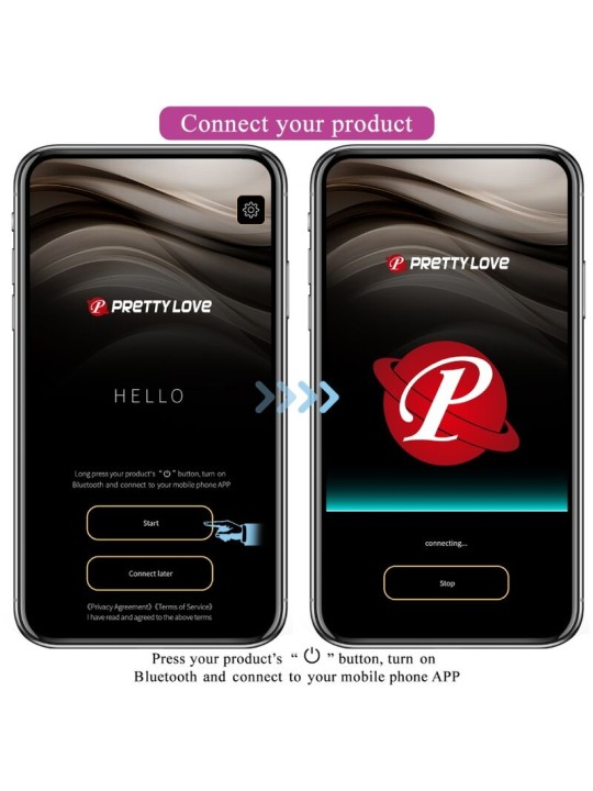 PRETTY LOVE JEFFERSON PLUG ANAL CONTROLADO POR APP NEGRO