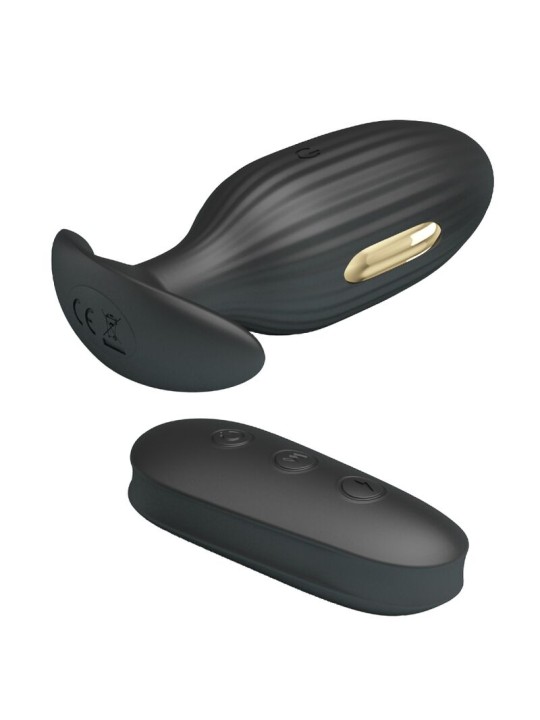 PRETTY LOVE KELLY PLUG ANAL VIBRADOR RECARGABLE NEGRO