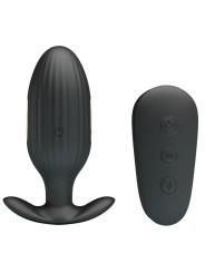PRETTY LOVE KELLY PLUG ANAL VIBRADOR RECARGABLE NEGRO
