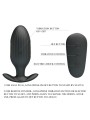 PRETTY LOVE KELLY PLUG ANAL VIBRADOR RECARGABLE NEGRO