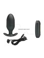 PRETTY LOVE KELLY PLUG ANAL VIBRADOR RECARGABLE NEGRO