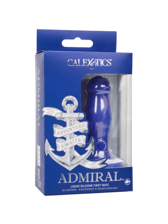 CALEXOTICS ADMIRAL FIRST MATE PLUG ANAL VIBRADOR AZUL