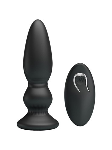 MR PLAY VIBRADOR POTENTE CONTROL REMOTO ANAL PLUG NEGRO