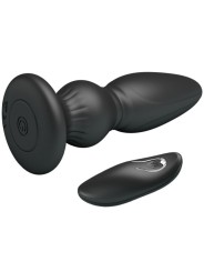 MR PLAY VIBRADOR POTENTE CONTROL REMOTO ANAL PLUG NEGRO