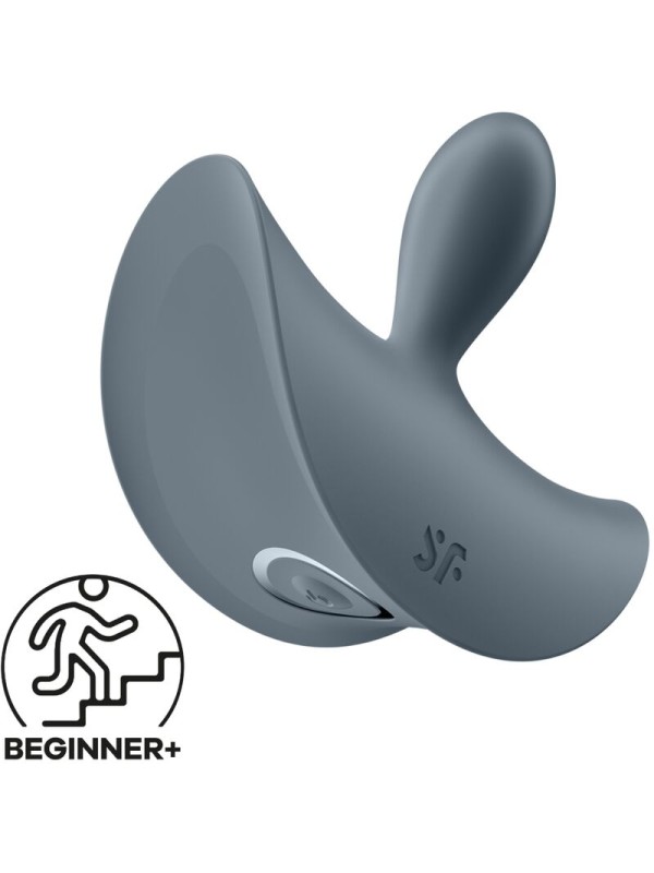 SATISFYER BOOTY ABSOLUTE BEGINNERS 2 PLUG ANAL VIBRADOR UNISEX NEGRO
