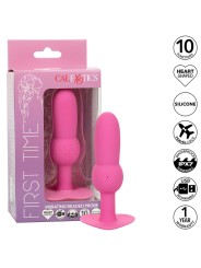 CALEXOTICS FIRST TIME PLUG ANAL CON CUENCAS 10 VIBRACIONES ROSA