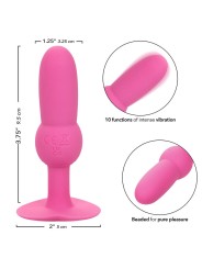 CALEXOTICS FIRST TIME PLUG ANAL CON CUENCAS 10 VIBRACIONES ROSA
