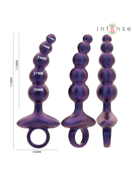 INTENSE TITO PLUG ANAL VIBRADOR MODELO 3 CONTROL REMOTO