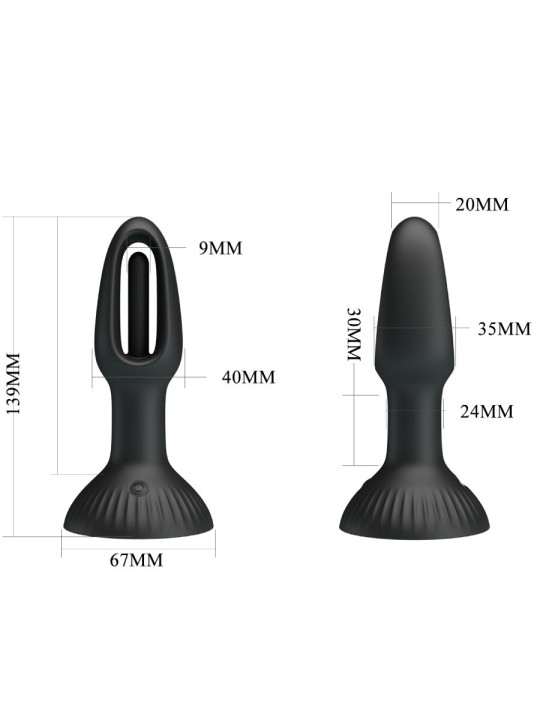 PRETTY LOVE HUBERT PLUG ANAL CON 7 MODOS DE VIBRACION PRETTY LOVE HUBERT PLUG ANAL CON 7 MODOS DE VIBRACION