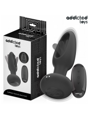 ADDICTED TOYS PLUG ANAL CON LENGUA VIBRADORA Y CONTROL REMOTO