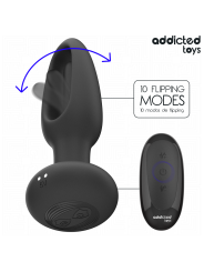ADDICTED TOYS PLUG ANAL CON LENGUA VIBRADORA Y CONTROL REMOTO