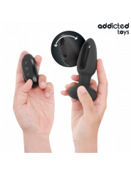 ADDICTED TOYS PLUG ANAL CON LENGUA VIBRADORA Y CONTROL REMOTO