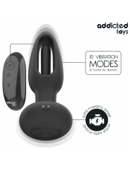 ADDICTED TOYS PLUG ANAL CON LENGUA VIBRADORA Y CONTROL REMOTO