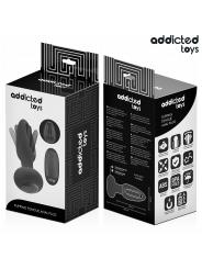 ADDICTED TOYS PLUG ANAL CON LENGUA VIBRADORA Y CONTROL REMOTO
