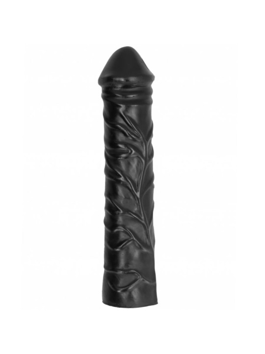 ALL BLACK DILDO GIGANTE FISTING SUAVE 32 CM
