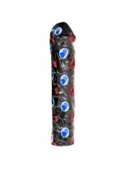 ALL BLACK DILDO GIGANTE FISTING SUAVE 32 CM