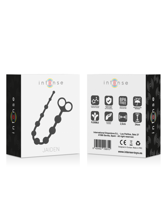 INTENSE JAIDEN ANAL BEADS NEGRO