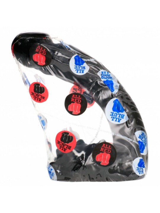 ALL BLACK DILDO REALISTICO 19 CM