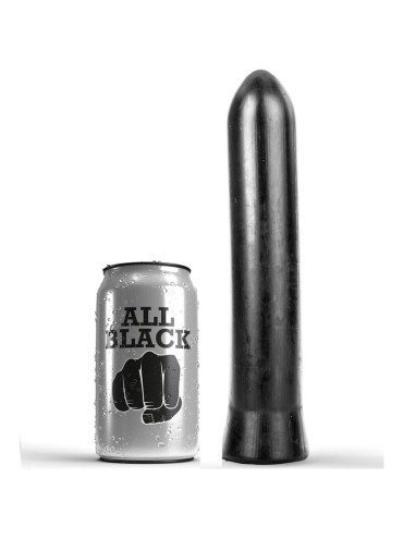 ALL BLACK DILDO 22 CM