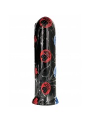 ALL BLACK DILDO NEGRO 19 CM