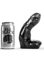 ALL BLACK DILDO REALISTICO 15 CM