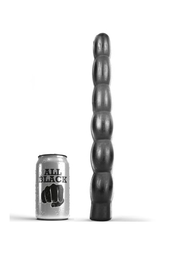 ALL BLACK ANAL DILDO 32 CM